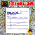 Cetak Nota Custom Ukuran 1/6, Cetak Nota Custom toko sendiri, Nota Olshop, Nota Laundry, Nota, Nota bon Kontan, Nota Bengkel,  Nota Toko Emas,  Cetak Nota 1 ply murah, Bon Kontan, NOTA Print.com. 