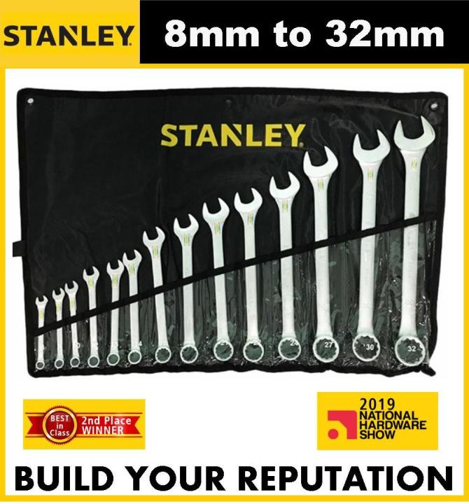 Stanley 8mm to 32mm Combination Wrench 80-944 Open Wrench Close Wrench ...