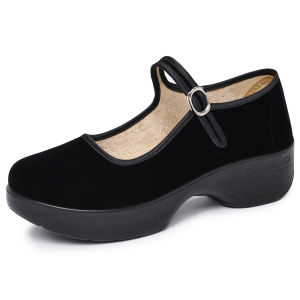 Free Shipping WomenS Summer New Casual Shoes Featuring A Soft Sole Non-Slip Design Comfortable Thick Sole Breathable Material Height-Enhancing Effect Suitable For Dancing And Work