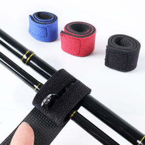 Rod Tie Belt Holder Non-slip Firm Elastic Wrap Band Pole Holder Rod Tie Strap Belt Tackle Fishing Tools