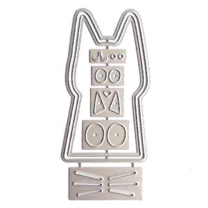 Cats Kitten Animal Die Cut Metal Embossing Stencils Carbon Steel Cutting Dies for Card Making Scrapbooking Journal Album