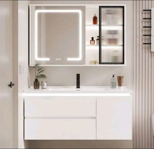 LHệ FREESHIP Tủ gương lavabo phòng tắm MILOR nhựa PVC đặc lõi cao cấp siêu bền đẹp - TCG - Bảo hành 10 năm