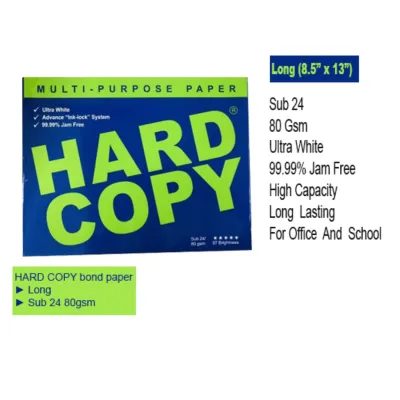 Hard Copy /Bond Paper / 50 and 100 PCS/SHEETS