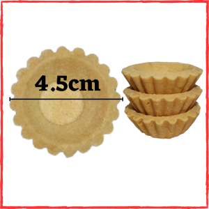 96pcs/120pcs Tart Shell Mini 4cm/4.5cm Shell Tart Rangup Hokkaido Harga Borong readymade Kulit Tart ready made