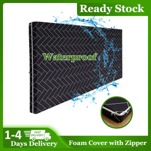 100% Waterproof Bed Foam Cover with L Shaped Zipper Single to King Size Foam Bed Cover for 2/4/6 inch Thickness