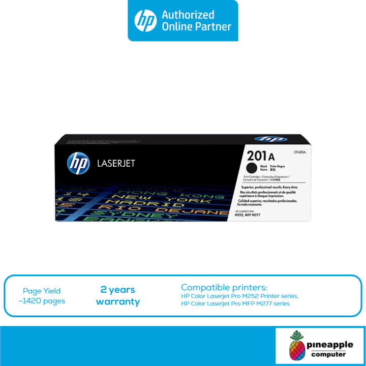 HP 201A Black Original LaserJet Toner Cartridge (CF400A) | Lazada