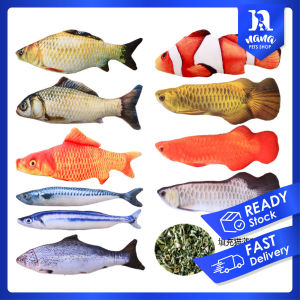 Fish Toys Cat Pillow Cat Toys For Cats Catnip Toy Bantal Kucing Bantal Ikan Anak Patung Kucing Comel Mainan Kucing