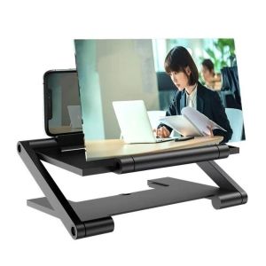 RISEDOT HD Cell Phone Screen Amplifier Enlarged Screen Multi functional Mobile Phone Magnifying Glass Portable Folding Screen Enlarge Magnifier