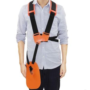 ​Strimmer Padded Belt/Harness/Adjustable Shoulder Harness/​Dual Shoulder Brush Cutter/Brush Cutter & Lawn Mower Strap​