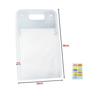 Tas file Handle Warna Transparan Anti Air Multi Layer Folder Tas File 13 Sekat Map Tas Dokumen A4 Folder Map Kerja Document HHG