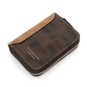 Kingdushi Card Holder Wallet K95-2 Dompet Kartu Resleting Muat Banyak Bahan Sintetis