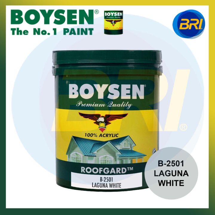 BOYSEN Roofgard B-2501 Laguna White 16L | Lazada PH