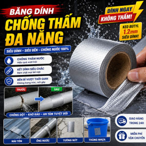 🔥【Độ Bám Cao】Băng Keo Chống Thấm Nước Mạnh Mẽ  Băng Keo Bịt Kín Rò Rỉ  Băng keo siêu chống thấm nước và chống rò rỉ