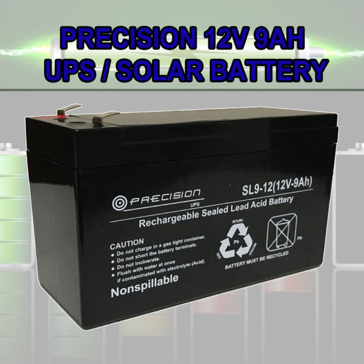 precision-12v-9ah-ups-battery-rechargeable-sealed-lead-acid-battery
