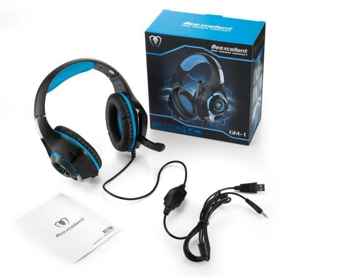 Beexcellent GM-1 Gaming Headphone with Mic LED Light Stereo Game