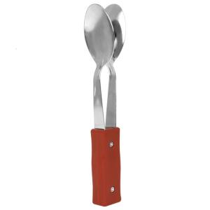 Percussion Musical Spoon with Handle Percussion Instrument Musical Metal Spoon Percussion Instrument Toy for Play Sound