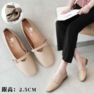 Cowhide Soft Sole Soft Upper Flat Shoes 2026 Spring New Style Shoes Comfortable And Versatile Small Leather Shoes For Women Loafers