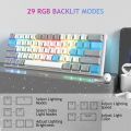 AULA F3261 Bàn Phím Cơ Chơi Game Hoán Đổi Ánh Sáng RGB Type-C Bàn Phím Có Dây 61 Phím Hỗ Trợ Cho Máy Vi Tính Máy Tính Để Bàn Máy Tính Xách Tay Trò Chơi Văn Phòng. 