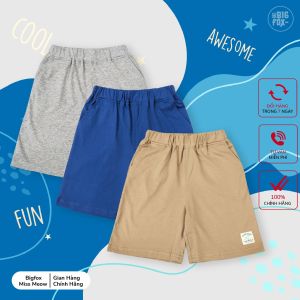 [OUTLET]Quần short bé trai size đại BIGFOX - MISS MEOW chất cotton mịn phối áo phông cực đẹp size trẻ em 34567891011 tuổi