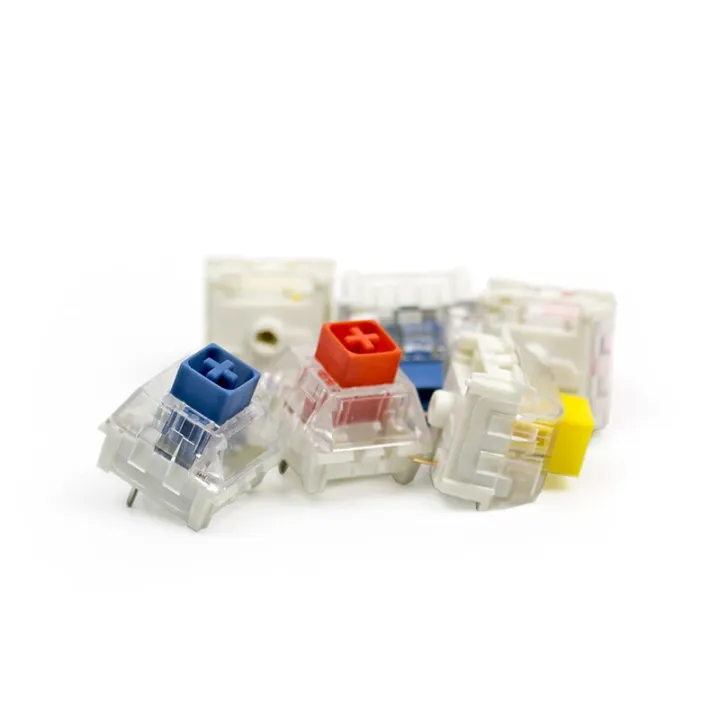 Switch Box Heavy Kailh Box Heavy Switch Burnt Orange Dark Yellow Pale Blue 3Pin Clicky ...