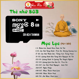 Máy Niệm Phật Chữ Phúc CHÂN THIỆN MỸ Niệm Phật 60 Bài Hát Loa Nghe Nhạc