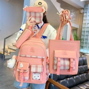 Tas Ransel Sekolah Anak Wanita Perempuan IMPORT Korea Backpack Sekolah SD SMP SMA
