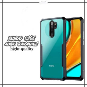 Xiaomi Redmi 9 Case Terbaru Casing Armor Shockproof Transparant Silikon Softcase