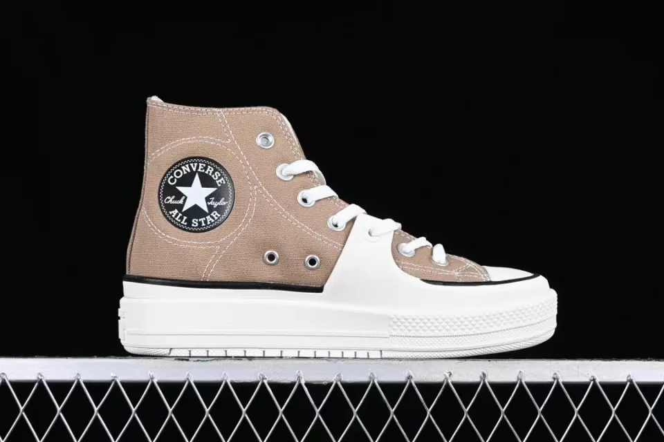 Converse trend fashion casual high top thick sole sports shoes for