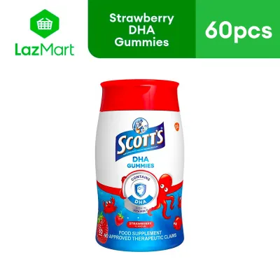Scotts DHA Gummies Strawberry 60s
