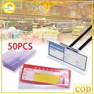 50pcs Tempat Label Harga PVC Label Harga Kartu Tempat Label Harga Minimarket Tempat Penahan Label Harga Jumlah 50pcs