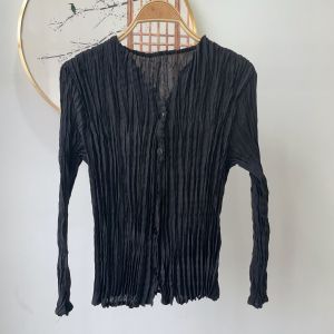 3283-3285 One Size (45-75kg) Autumn Spring Sanzhai Pleated Handmade Pleated Fresh Sweet Jacket With Skirt Suit