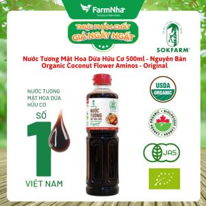 Mật Hoa Dừa Hữu Cơ Sokfarm - Bộ Sản Phẩm Hữu Cơ Bổ Sung Khoáng Chất và Hỗ Trợ Ổn Định Đường Huyết