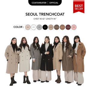 Coatsweater - Seoul trenchcoat เทรนโค้ทรุ่นโซล coatsweater // สินค้าขายดี