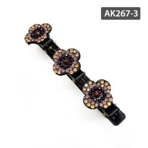 Jepit Rambut Korea Dewasa Lucu Poni Wanita Model Bunga Permata Hiasan Rambut Kualitas Import AK267