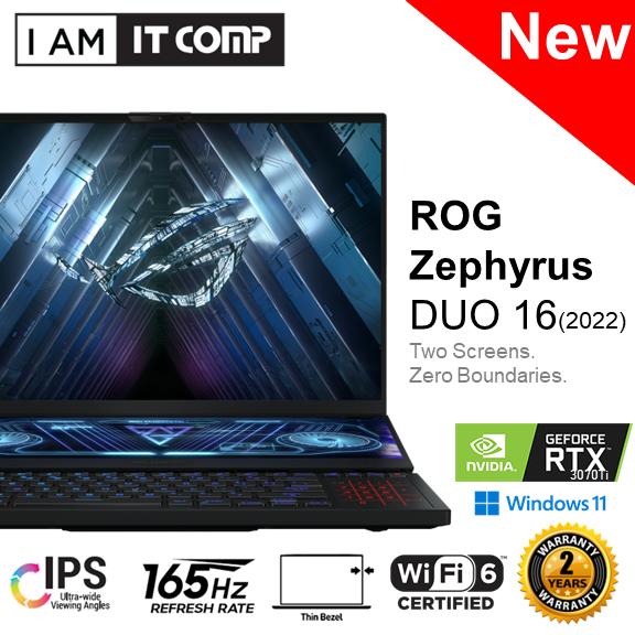 ASUS ROG ZEPHYRUS DUO 16 (GX650R) Ryzen9/32GB,64GB/1TB,4TB SSD/16