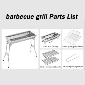 VARRT Outdoor  Backyard BBQ Barbeque Charcoal Smoker Barbecue Grills Thermometer Portable barbecue grill outdoor grill