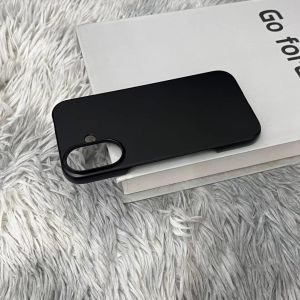 Matte Hard PC Frameless Phone Case For iPhone 16E 16 15 14 13 12 11 Pro XS Max X XR 8 7 Plus Ultra Thin Shockproof Bumper Cover