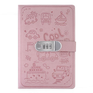 A5 password diary with lock stationery notebook thick cartoon student notepad creative handbook