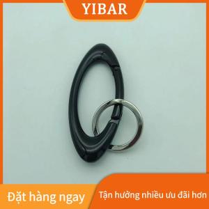 YIBAR Kẽm hợp kim Keychain hình bầu dục đa chức năng leo núi Keychain phụ kiện