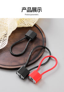 20cm Multipurpose Steel Wire Padlock Safety Anti-Theft Portable Hardened Outdoor Steel Locker Luggage Toolbox Padlock