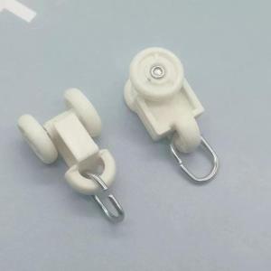 LEI 50Pcs Electric Curtain Rails Runners Hooks Thickened Curtain Track Curtain Rail Hook General Pulley Smart Curtain Accessories
