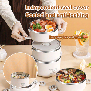 Microwaveable Stainless Steel Extra Long Insulated Lunch Box Large Capacity Long Lasting Thermal Preservation Two/Three Layer 316l For Office Workers And Students