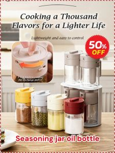 Canned Food Multifunction Condiment Jar Multi-capacity Optional Sealability Storage