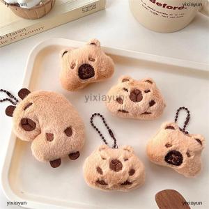 [COD] yixiayun Capybara Plush Doll Cartoon Keychain Bag Pendant Soft Stuffed Doll Backpack Car Bag Key Ring Decor Kid Gift