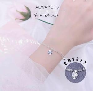 Original 925 Sterling Silver Bracelet/S925 Perak Tulen Gelang Tangan WAVE STYLE S925 B1317