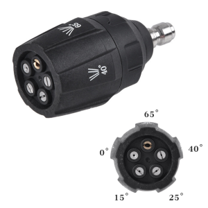 Béc Phun 5 Trong 1 Nhiều Góc Độ Dùng Cho Máy Rửa Xe Ren Nối Nhanh 1/4 Lổ 1.0 (030) Phù Hợp Máy Gia Đình Cỡ Nhỏ