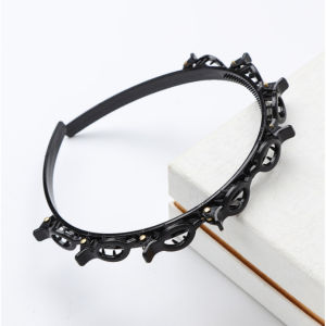 Korea fashion Vintage Velvet Forehead Braided Hair Hoop Headband Headwear student birthday gift