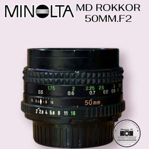 MINOLTA MD ROKKOR 50MM.F2  MD MOUNT