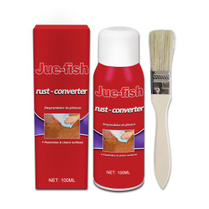 JUE-FISH 100ML Car Rust Remover Spray Metal Chrome Paint Car Maintenance Iron Powder Cleaning Super Rust Remover Multi-Purpose Multifunctional Rust Remover Polisher Surface Polisher Rust Remover Stainless Steel Polisher Car Wheel Rust Remover