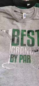 Best Grandpa By Par FatherS Day Golf Grandad Golfing T-Shirt